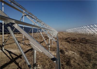 China 1.4KN/M2 Ground Mount Solar Racking Systems , Framed Solar Power Energy System for sale