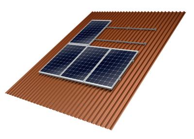 China El ángulo inclinable solar casero de los sistemas 10-60° del montaje del tejado del panel anodizó anti - corrosivo en venta