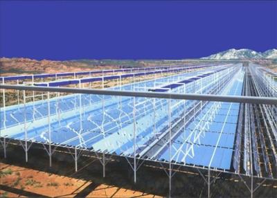 China Linear Fresnel Solar Heating System HDG Steel Mounting Frames Customized Color for sale