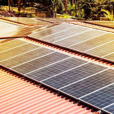Cina Costruzione domestica su misura sistemi dell'acciaio inossidabile 304 di colore del montaggio del tetto del pannello solare di HDG in vendita
