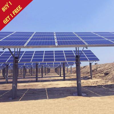 China Tidal Flat Type Customized Solar Panel Ground Mounting Systems Hot Dip Galvanizing for sale