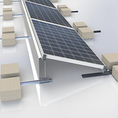 China Rustproof Reusable Solar PV Flat Roof Mounting Systems for sale