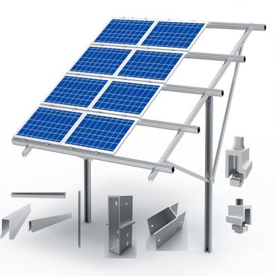 China Anodized AL6005-T5 Aluminum Extrusion Profiles Solar Panel Bracket for sale