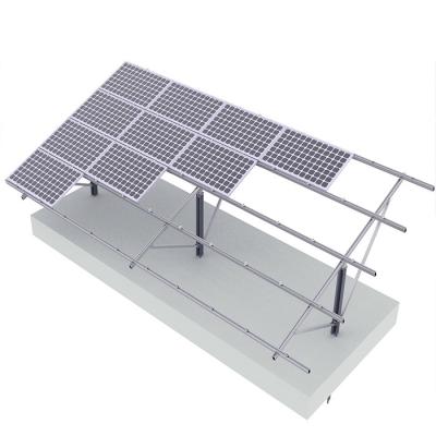 China Anodized Customized Aluminum Slotted Rail Roof Open Field PV Mounting Rails Profiles for sale
