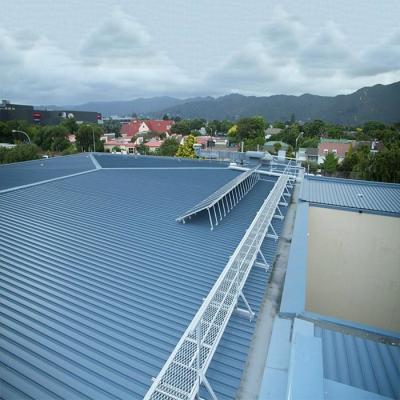 China 0.5mm-15mm Pitched Corrugated Photovoltaic Structures Trapezoidal Standing Seam Solar Panel Roof Mounting Systems for sale