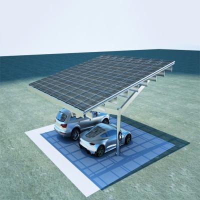 China Customized Size 42m/s Max Wind Spees PV Panel Carport Solar Car Parking Racks for sale