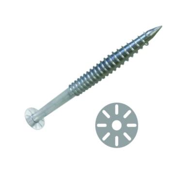 China Q235 Galvanized Steel 76mm Helical Earth Anchor Ground Screw Piles for sale