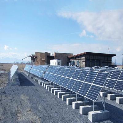 China Gitter-Bindung kundengebundene Neigungs-Angel Solar Panel Ground Mounting-Systeme zu verkaufen