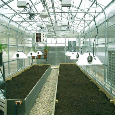 China Open Ground Steel Frame Greenhouse Solar Mounting Systems for sale