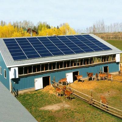 China Galvanized Ground Mounted Solar System For Greenhouse for sale