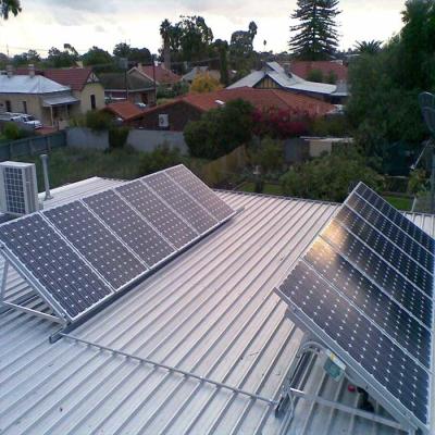 Cina Sistema di tormento del pannello solare anodizzato supporto SUS304 del tetto in vendita