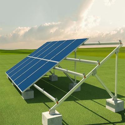 China Anticorrosive Galvanized Ground Mounted Solar Panel Systems for sale