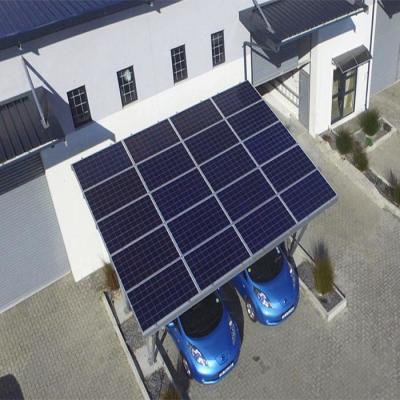 China Waterproof Carbon Steel Aluminum Structures Solar Carport Mounting Systems for sale