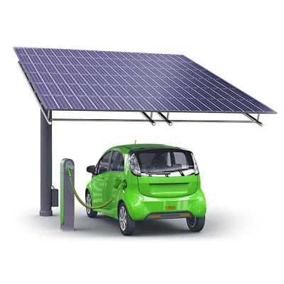 Chine Système solaire de support de parking d'anti corrosion et structure solaire de parking de parenthèse solaire de parking d'acier inoxydable à vendre