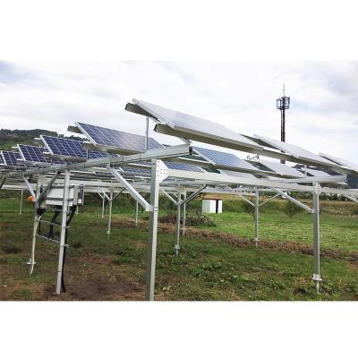 China Q235B / Q345B Steel Solar Ground mounting system ground solar structure solar bracket for sale