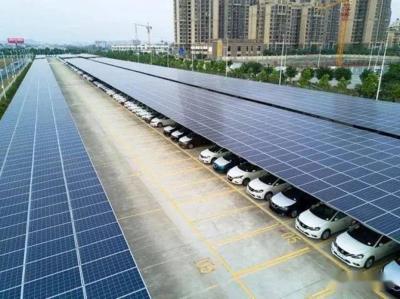 China Original Carbon Steel Waterproof Solar Carport Mounting System for sale