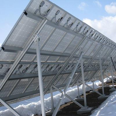Chine L'immersion chaude naturelle industrielle a galvanisé l'acier, système photovoltaïque solaire en aluminium de support de la terre de la CY à vendre