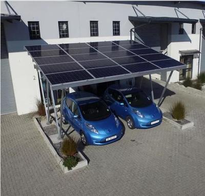 China Parking Lot Solar Panel Mounting Bracket Aluminum Waterproof carport solar bracket for sale