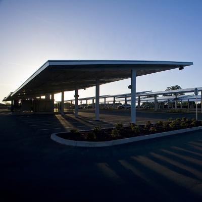 Chine Système de montage solaire de parking de port de garage de voiture d'auvent de support de parenthèse solaire solaire en aluminium de système à vendre