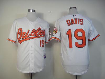 China mlb jerseys baltimore orioles #19 davis white for sale