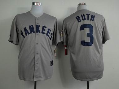 China mlb new york yankees 3 Ruth grey 75th Hall of Fame patch for sale