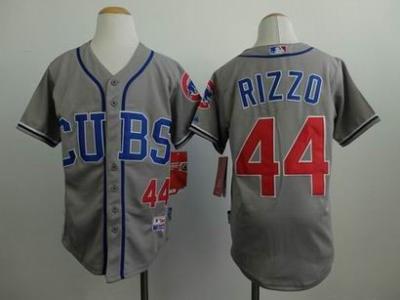 China MLB Chicago Cubs 44# Rizzo grey jersey cheap wholesale source for sale