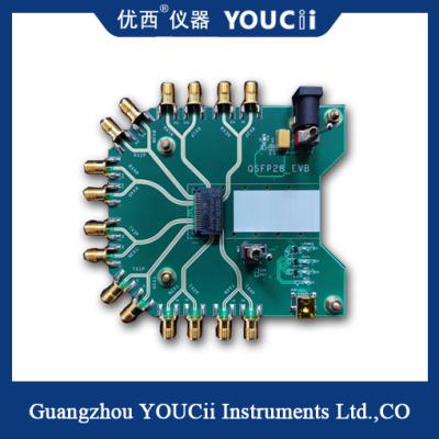 中国 2000mA SFPの評価板QSFP28 EVB活動的なモジュールの性能評価のテスト ボードQSFP+ 販売のため