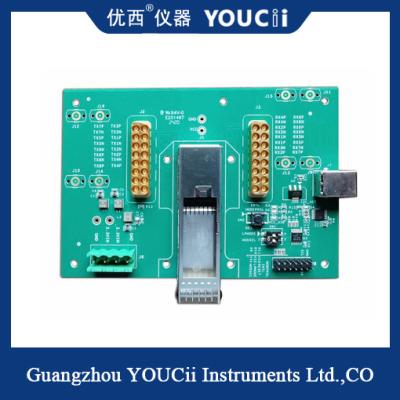 中国 400G PAM4活動的なモジュールのテスト ボードの4V SFPの評価板QSFP-DD EVB性能評価 販売のため