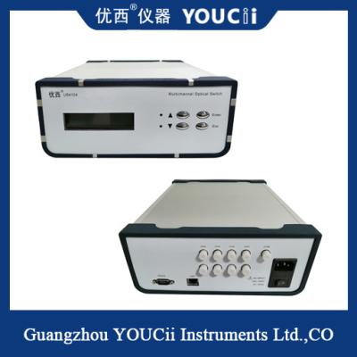 China 1*8 Channel Desktop Optical Switch Automatic Scanning en venta