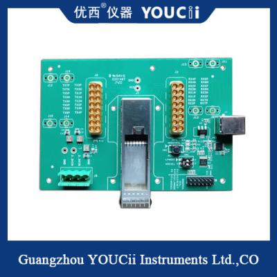 China 400G PAM4 Active Module Performance Evaluation Test Board In QSFPDD Package à venda