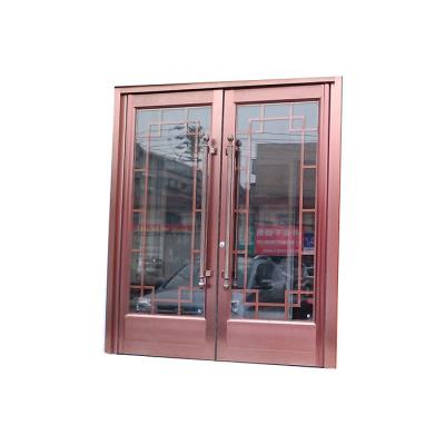 China Aluminum Frame Store Front Glass Door With ADA Compliance Threshold for sale