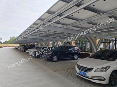 China Commercial Solar Carport Bausatz For Shade Clean Energy Prefab PV Carport Structures for sale