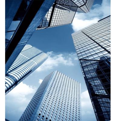 Cina Bastone di vetro lustrato della facciata della parete divisoria e parete divisoria messa della decorazione moderna in vendita