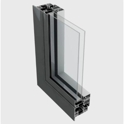 中国 アルミニウム窓の壁は開き窓のアルミニウム ドアのプロフィールの側面図を描く 販売のため