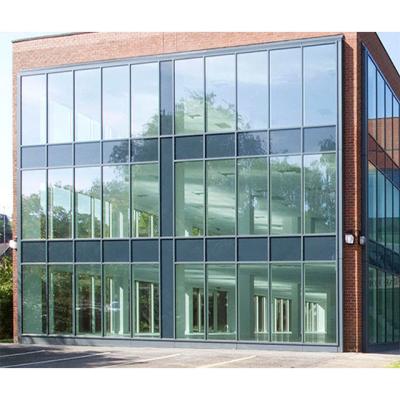 Cina Chiara facciata di vetro di verniciatura di alluminio della parete divisoria per i centri espositivi in vendita