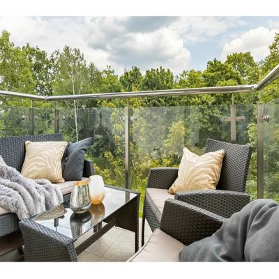 Cina Pavimentazione delle balaustre del vetro temperato dei semi/fissato al muro Frameless in vendita