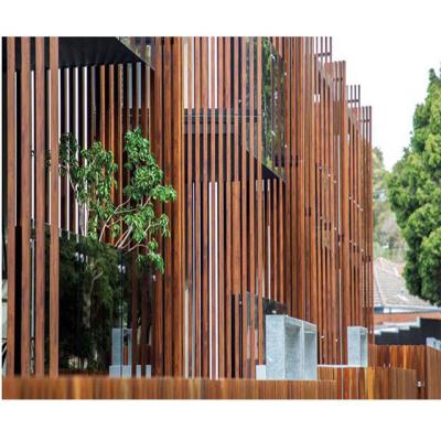 China Custom Exterior Wall Building Facade Panels V Sharp Ventilated Aluminum Battens Louver for sale