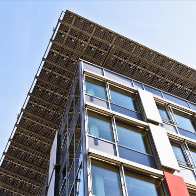 China Outdoor Courtyard Solar Building Roof / Sunshade / Canopy Skylight With BIPV Facade System en venta
