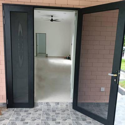 China Aluminum Frame Stainless Steel Screen Hinged Screen Doors For House Buildings for sale