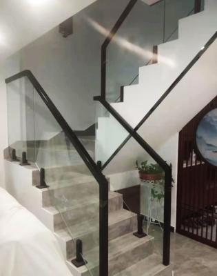 China 10mm Thickness Stair Hand Railings With Powder Coated / Polished / Brushed / Anodized Finish zu verkaufen