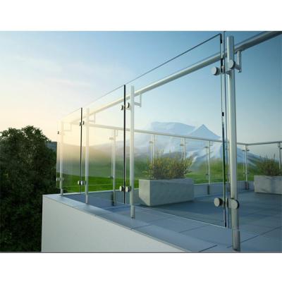 Chine Powder Coated / Polished / Brushed / Anodized Glass Fence For Airport à vendre