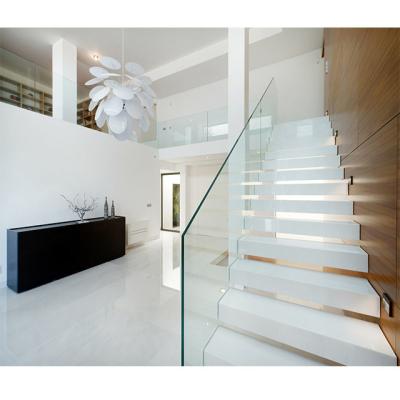 China Contemporary Stair Hand Railings With Laminated Or Single Tempered Glass Te koop