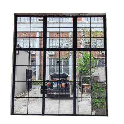 China Thermal Break Technology Energy Efficient Steel Framed Glass French Door for sale