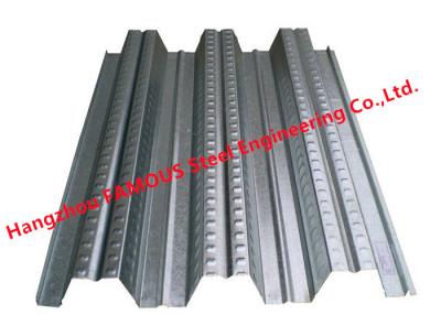 China Q345 0.8-1.5mm Corrugated Metal Floor Decking High Bearing Capacity for sale