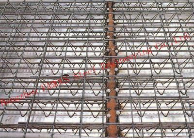 China Galvanized 11.8m Metal Floor Decking HRB500E Reinforced Steel Bar Truss , 0.5mm Concrete Floor Decking for sale