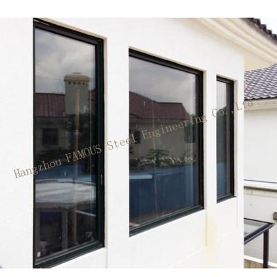 China 5mm 6A 5mm Insulated Aluminum Storm Windows , Fixed Tempered Glass Window for sale