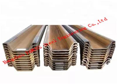 China High Strength Water Resistant Piling Steel ,  Q235 Larssen Sheet Piles for sale