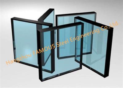China Single Silver 6mm 12A 6mm Glass Curtain Wall With Low Heat Transfer Coefficient for sale