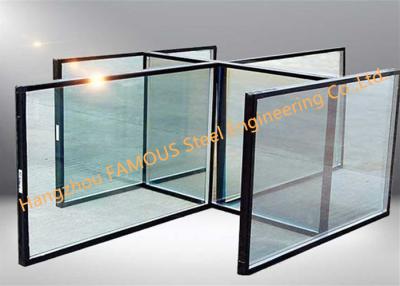 China Single Silver 6mm 12A 6mm Glass Curtain Wall With Low Heat Transfer Coefficient for sale