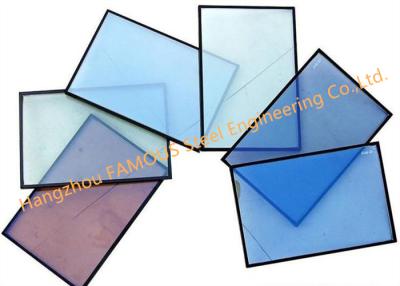 China Single Silver 6mm 12A 6mm Glass Curtain Wall With Low Heat Transfer Coefficient for sale